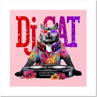 Musical cat fun Posters and Art